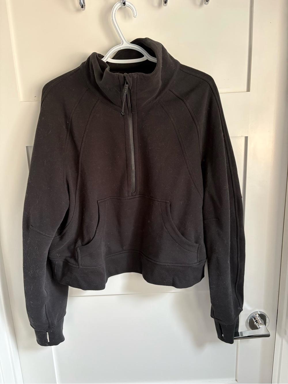 Lululemon Half Zip Oversized Scuba Funnel Neck M\L